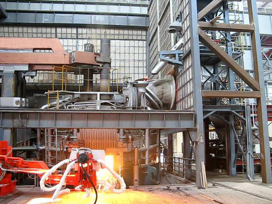 15 Tons Electric Arc Furnace Steelmaking With Automated Operation Customized